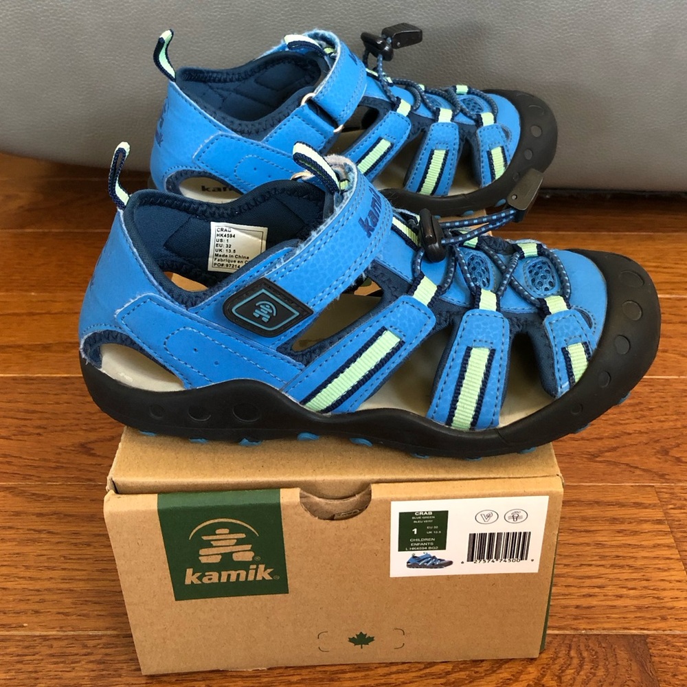 Kamik Kids Crab Sport Sandals- size 1